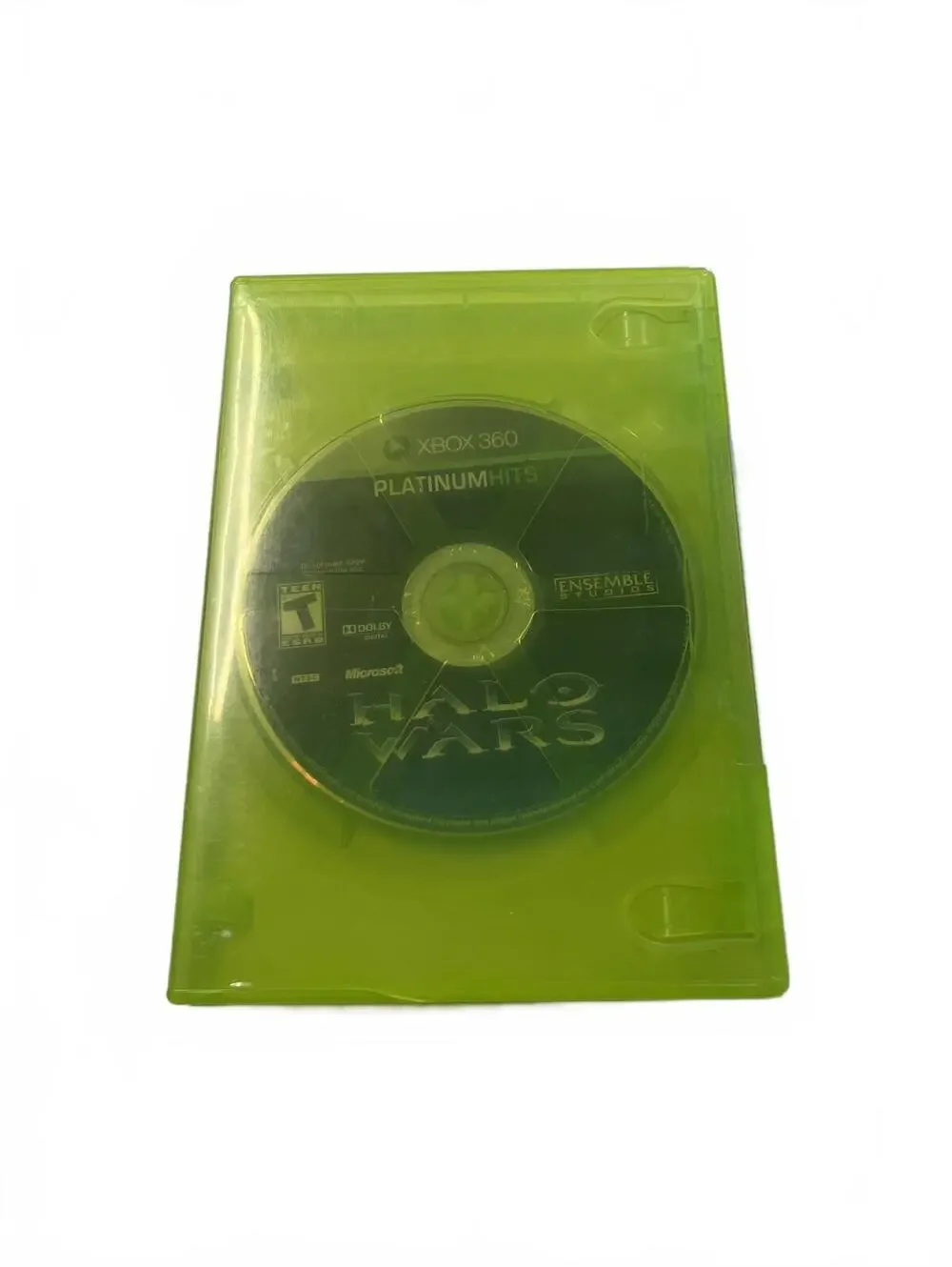 Xbox 360 Halo Wars Video Game Platinum Hits Game Disc Rated Teen